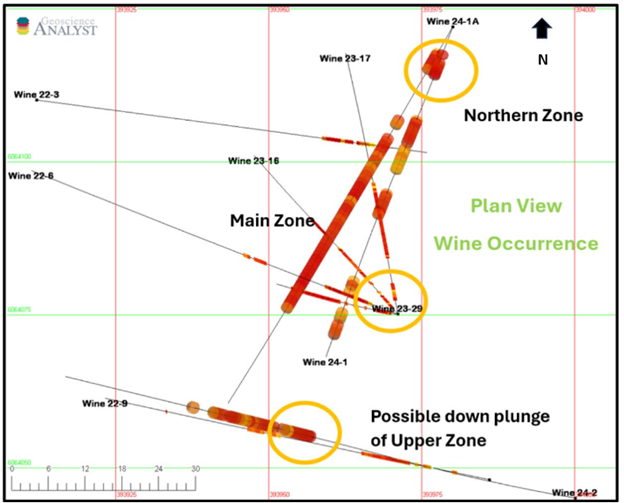 Figure 4. Plan View Wine Occurrence