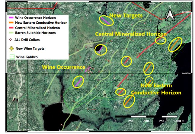 Figure 2. New Targets Defined by 2024 TDEM and Beep Mat Surveys 