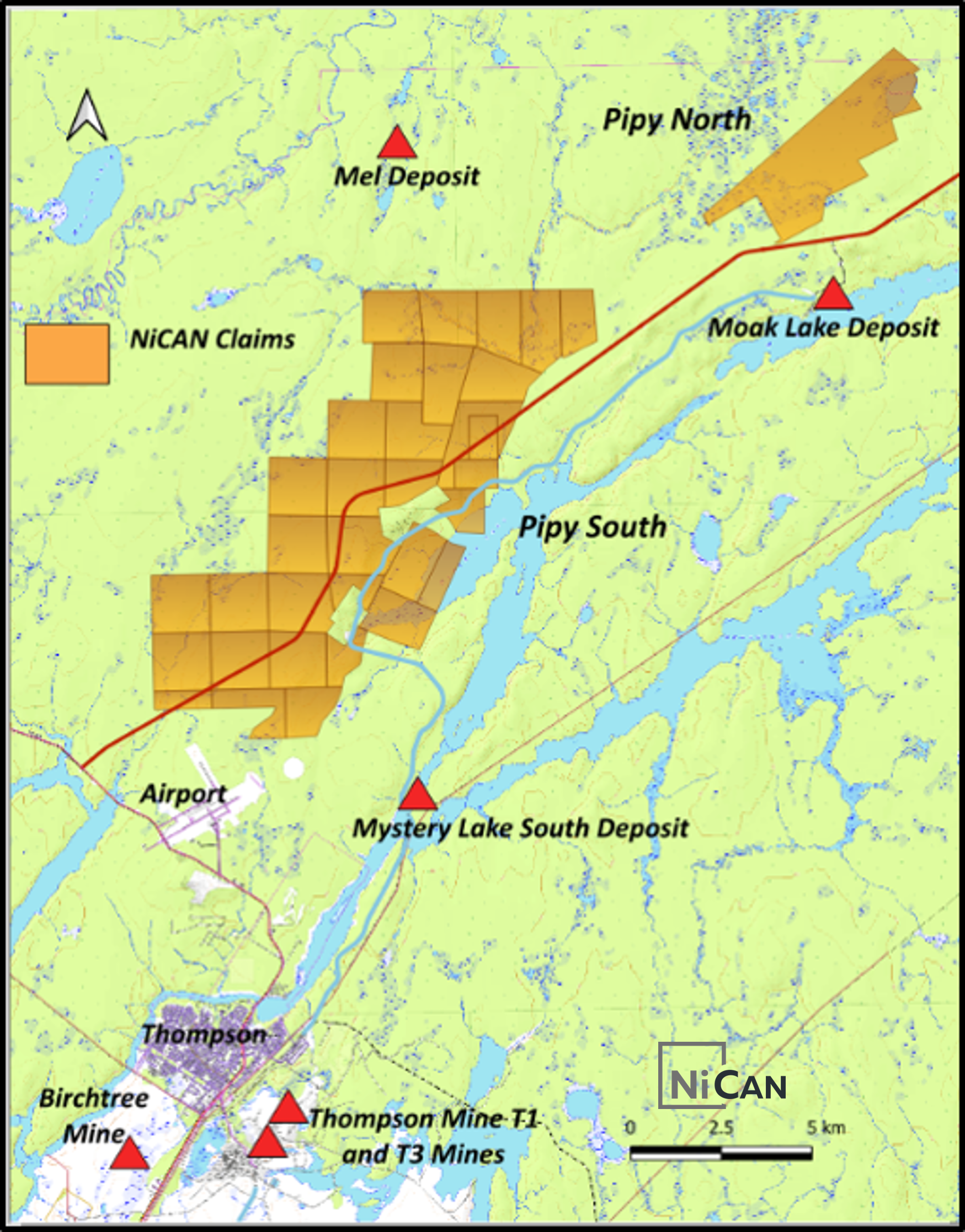 Figure 7: NiCAN Pipy Properties - Location and Infrastructure