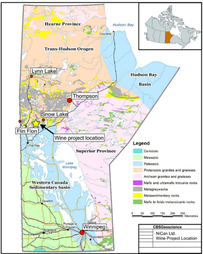 Figure 1: Wine Project Location