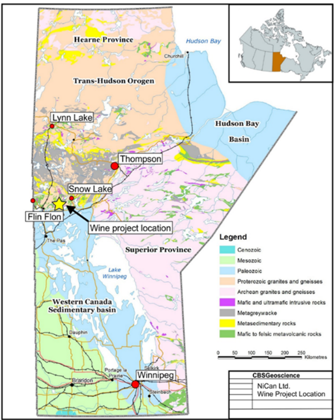 Figure 1: Examples of the New Mineralization at the Wine Gabbro Project â€